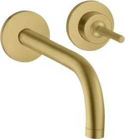 Hansgrohe Axor Uno Waschbeckenarmatur 165mm Ausladung brushed gold optic