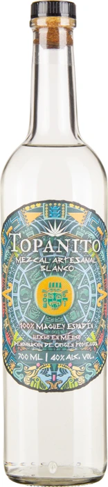 Topanito Mezcal Artesanal Maguey Espadin 40% 700ml