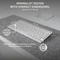 Cherry KW 7100 Mini BT for Mac, weiß/grau, Bluetooth, UK Vorschaubild