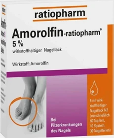 Amorolfin-ratiopharm 5% wirkstoffhaltiger Nagellack, 5ml