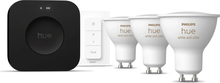 Philips Hue White and Color Ambiance 400 GU10 4.2W Starter-Kit