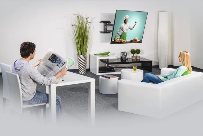 Hama TV-Wandhalterung Fullmotion 1 Stern XL schwarz