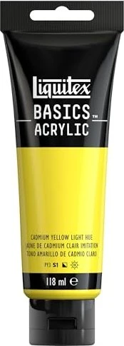 Liquitex Basics Acrylic cadmium yellow light hue, 118ml