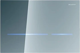 Geberit Sigma80 Betätigungsplatte Glas verspiegelt