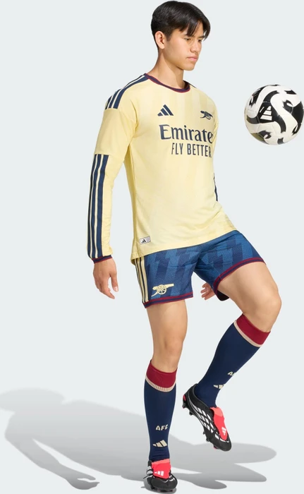 adidas FC Arsenal Authentic 2026/2027 Ausweichtrikot langarm almost yellow (Herren)
