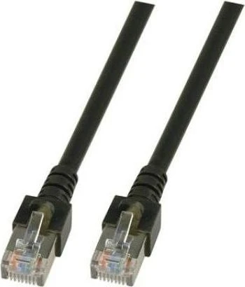 EFB Elektronik CCA Patchkabel, Cat5e, SF/UTP, RJ-45/RJ-45, 0.5m, schwarz
