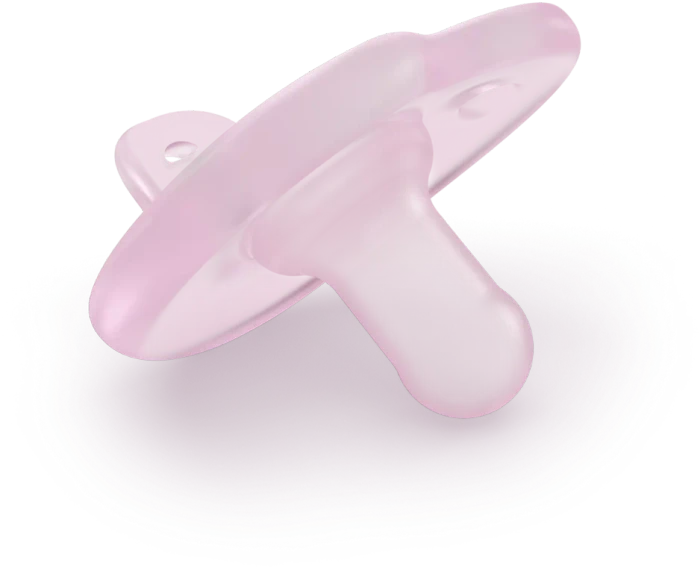 Philips Avent SCF099/22 Soothie Shapes Beruhigungsschnuller, 0-6M, Silikon, rosa/pink, 2 Stück