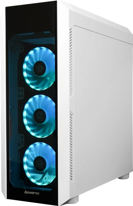 Chieftec Gamer GL-03B Scorpion 3 RGB, weiß, Glasfenster