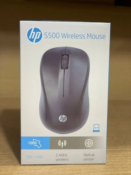 HP S500 Wireless Mouse schwarz, USB