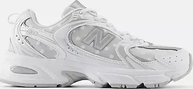 New Balance 530 white/silver metallic