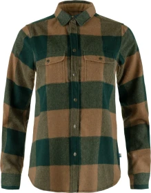 Fjällräven Canada Hemd langarm deep patina/buckwheat brown (Damen)