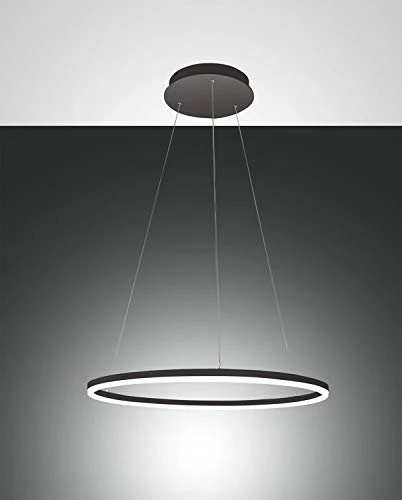 Fabas Luce Giotto Hängeleuchte 60cm 1-flammig schwarz