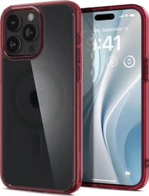 Spigen Ultra Hybrid (MagFit) für Apple iPhone 15 Pro Frost Deep Red