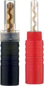 in-akustik Exzellenz BFA Banana 4er Set Bananenstecker rot/schwarz