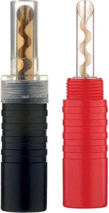 in-akustik Exzellenz BFA Banana 4er Set Bananenstecker rot/schwarz