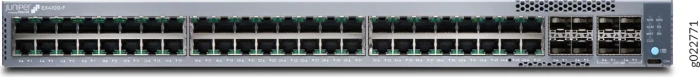 Juniper EX4100-F Rackmount Gigabit Managed Switch, 48x RJ-45, 8x SFP+, Front to Back Airflow