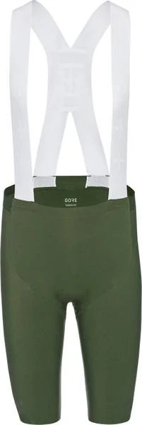 Gore Wear Distance+ 2.0 Bibtights Fahrradhose kurz utility green (Herren)