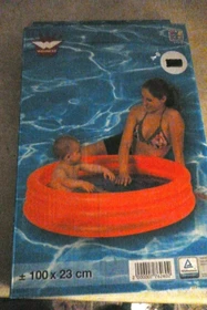 Happy People 3-Ring Pool Uni Planschbecken rund 100x30cm