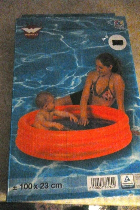 Happy People 3-Ring Pool Uni Planschbecken rund 100x30cm