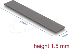 DeLOCK M.2 Wärmeleitpad 120x20x1.5mm, 1 Stück