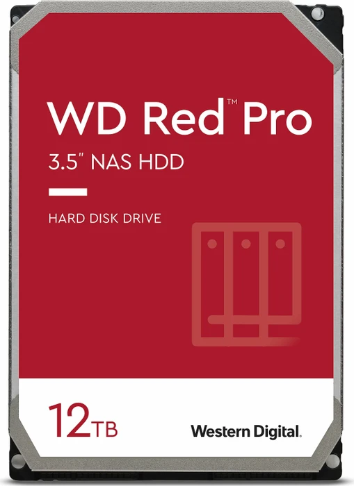Western Digital WD Red Pro 12TB, 24/7, 512e / 3.5" / SATA 6Gb/s