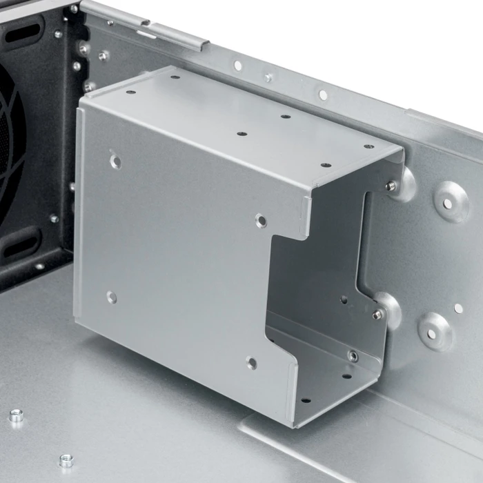 SilverStone RM31, Rackmount Server, schwarz/grau, 3HE, SFX-L