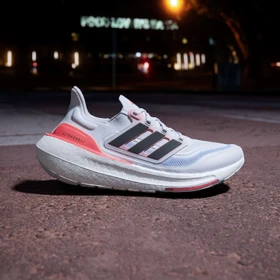 adidas Ultraboost Light cloud white/core black/solar red (Damen)