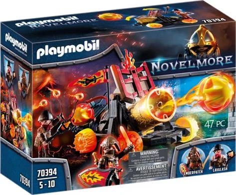 playmobil Novelmore Burnahm Raiders Lavabombarde