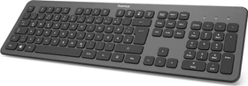 Hama KW-700 Wireless Slim-Design Tastatur, anthrazit/schwarz, USB, DE (00182611)