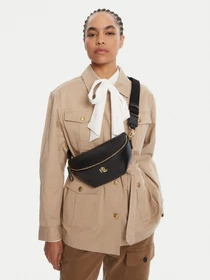 Ralph Lauren Marcy Leder Bauchtasche schwarz
