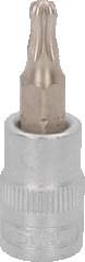 KS Tools Kugelkopf Torx Steckschlüssel 1/4", T25x25mm, 1 Stück