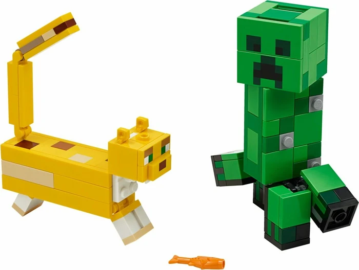 LEGO Minecraft - BigFig Creeper und Ozelot