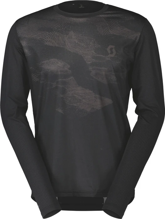 Scott Trail Flow Trikot langarm black/dark grey (Herren)