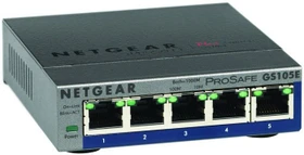 Netgear ProSAFE Plus GS100 Desktop Gigabit Smart Switch, 5x RJ-45 (GS105E-200)