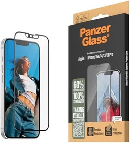 PanzerGlass Screen Protector Ultra-Wide Fit für Apple iPhone 16e