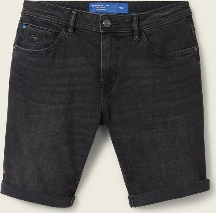 Tom Tailor Josh Jeansshorts Jeans black denim (Herren)