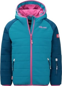 Trollkids Hafjell Snow Pro Skijacke dark turquoise/madeira blue/bright berry (Junior)