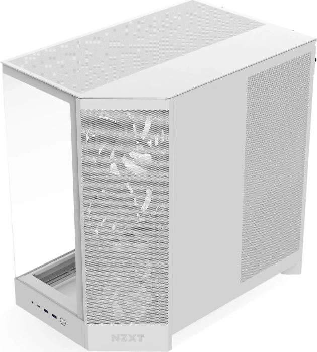 NZXT H9 Flow [2025] White, weiß, Glasfenster