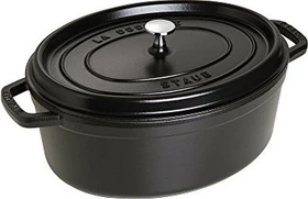 Zwilling Staub Cocotte Schmortopf oval 40x33cm 6.7l schwarz