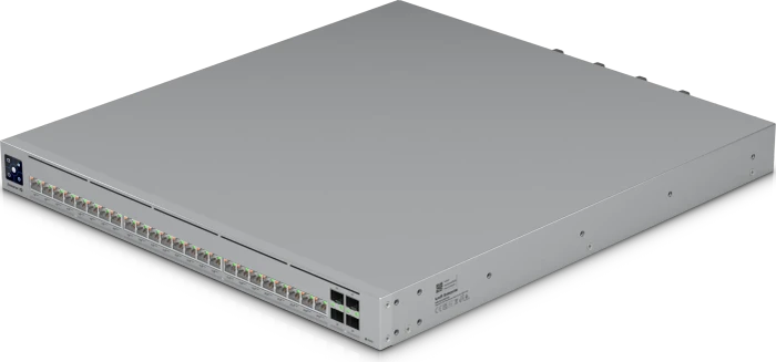 Ubiquiti Enterprise Campus 24S PoE Rackmount 10G Managed Stacking Switch, 24x RJ-45, 4x SFP28, 1050W PoE++