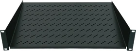 LogiLink Fachboden für Netzwerk- und Serverschränke, schwarz, 400mm Einbautiefe