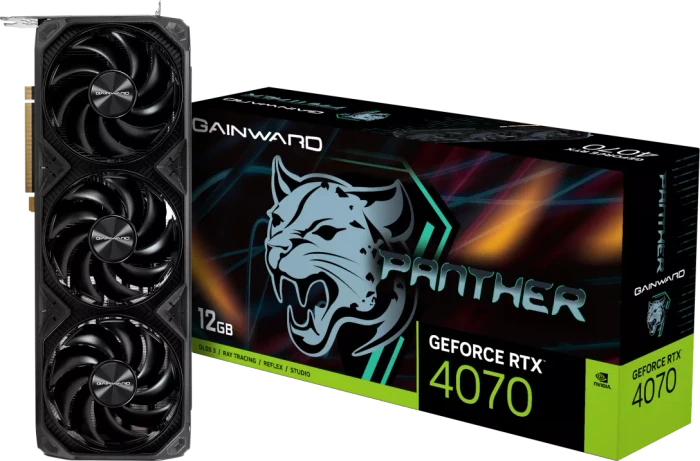 Gainward GeForce RTX 4070 Panther, 12GB GDDR6X, HDMI, 3x DP