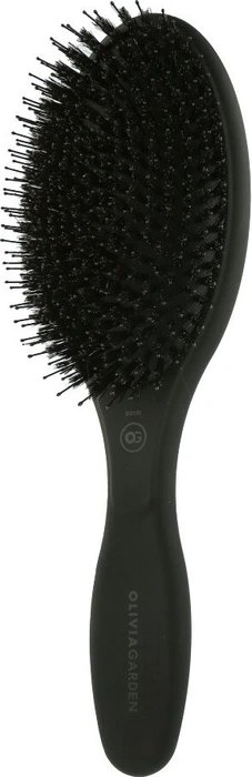 Olivia Garden Expert Care Oval Boar & Nylon Bristles Black Label