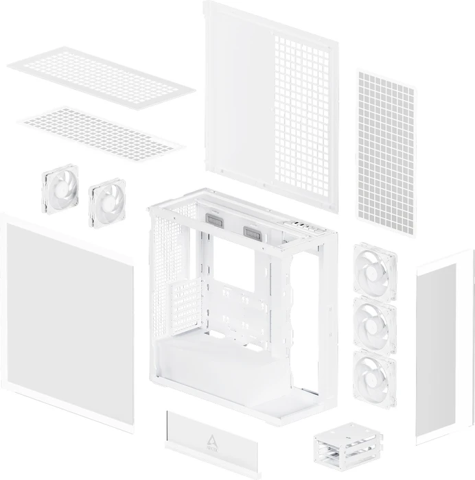 ARCTIC Xtender White, Glasfenster