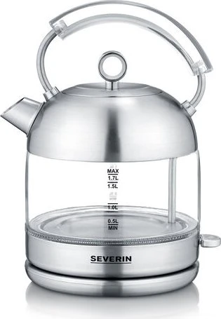 Severin WK 3459 Retro Glas-Wasserkocher