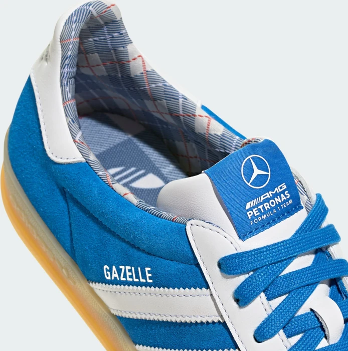 adidas Gazelle Indoor Mercedes AMG Petronas F1 Team blue bird/cloud white/gum