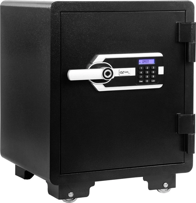 Olympia GOsafe 5530FP Tresor, schwarz, Schlüsselschloss/elektronisches Zahlenschloss/Fingerprintreader