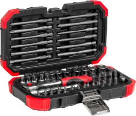 Gedore red R33003051 Steckschlüsselsatz inkl. Werkzeugbox, 51-tlg.