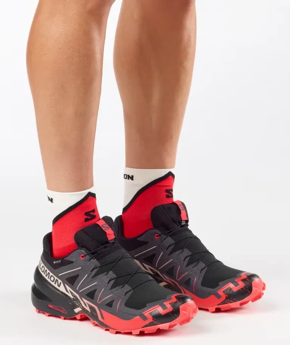 Salomon Speedcross 6 GTX black/fiery red (Herren)