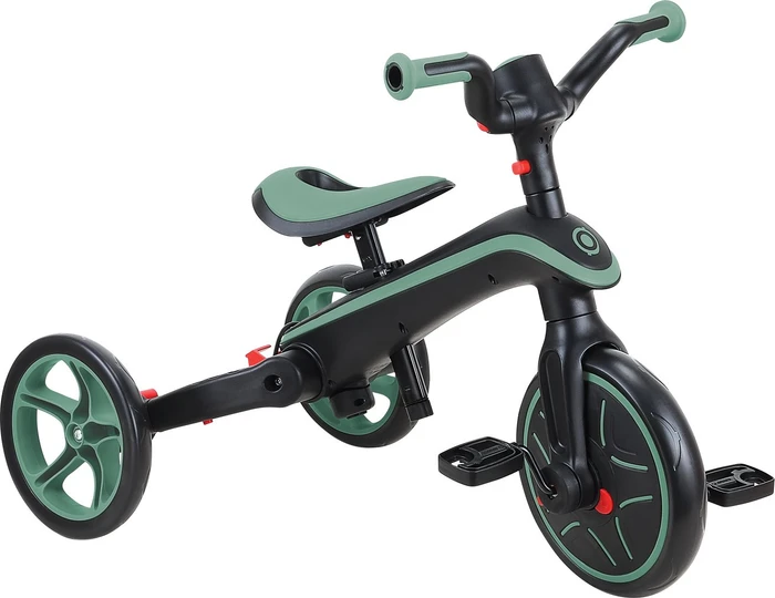 Globber Explorer Trike Foldable 4in1 olive